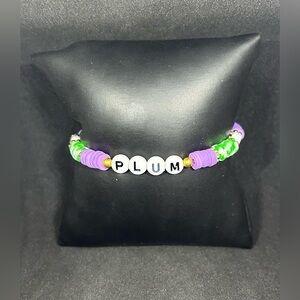 Plum (Strawberry Shortcake) Heishi Bracelet
